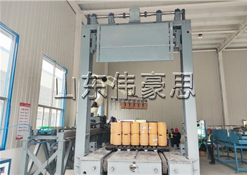 桶料全自動裝車機，啤酒桶自動裝車系統(tǒng)現場