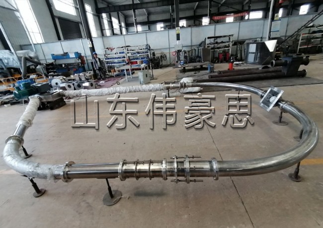環(huán)形管鏈粉體輸送機(jī)，塑料顆粒管鏈輸送系統(tǒng)