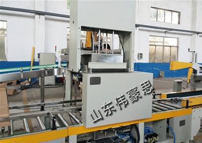 塑料瓶跌落式裝箱機視頻 全自動裝箱設備報價