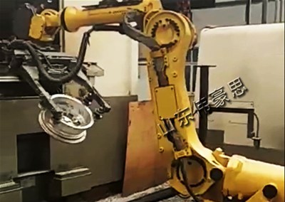 自動化輪轂機(jī)器人上下料是怎樣工作的？