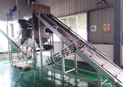 自動袋料無塵拆包機(jī)視頻 25kg自動破包機(jī)價(jià)格