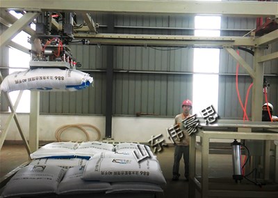 碳銨桁架式拆跺機 機器人拆垛系統(tǒng)設(shè)計