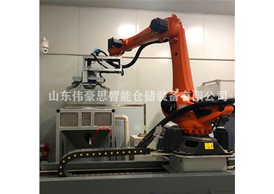 紙袋機(jī)器人自動拆垛拆包機(jī) 樹脂粉自動拆垛機(jī)械手現(xiàn)場
