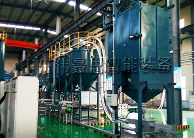 碳酸氫鈉噸袋拆包輸送線，淄博完成噸包拆袋機(jī)設(shè)備