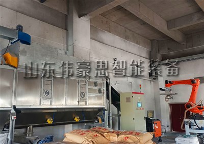 硫酸銨自動破包機(jī)器人 全自動拆袋機(jī)工作原理