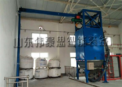 密閉式膨潤土噸袋拆包機(jī)，噸袋投料站使用優(yōu)勢