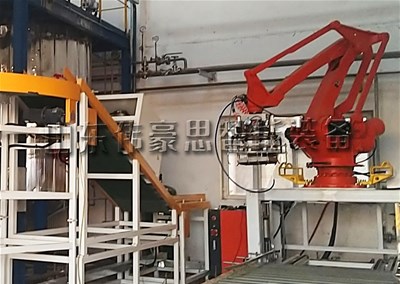 帶視覺功能拆垛機器人，尿素袋機械手自動拆垛機