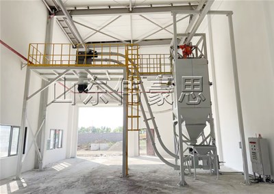 樹脂粉噸袋自動(dòng)拆包機(jī)+管鏈?zhǔn)椒垠w輸送機(jī)現(xiàn)場(chǎng)