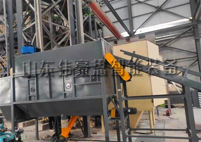 石英砂自動(dòng)拆包投料機(jī)，自動(dòng)破袋機(jī)無(wú)塵破袋現(xiàn)場(chǎng)