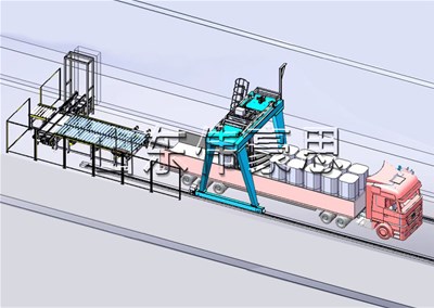 活性炭噸袋自動裝車機(jī)，噸包自動裝車機(jī)器人視頻