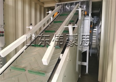 紙袋移動式自動破包機(jī)，自動拆包卸料裝置試機(jī)過程