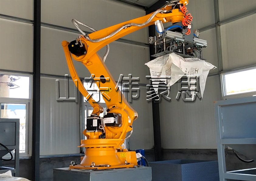 硝酸鈉自動(dòng)破袋機(jī)器人 機(jī)械手全自動(dòng)拆包機(jī)優(yōu)勢