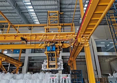 碳酸鈣噸袋自動裝車機(jī)，全自動噸袋裝車設(shè)備