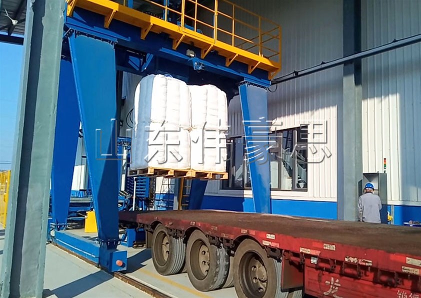 定制噸袋機器人裝車機，氧化鋁噸袋自動裝車機
