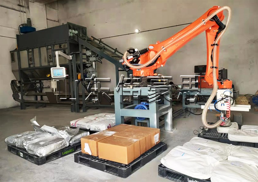 尿素全自動拆包機(jī)器人 機(jī)械手拆垛破袋機(jī)優(yōu)勢