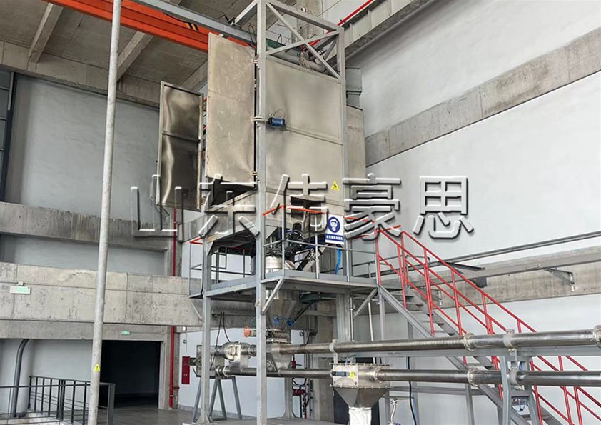 濰坊氧化鎂噸袋拆袋機(jī) 噸包拆包投料站工作流程